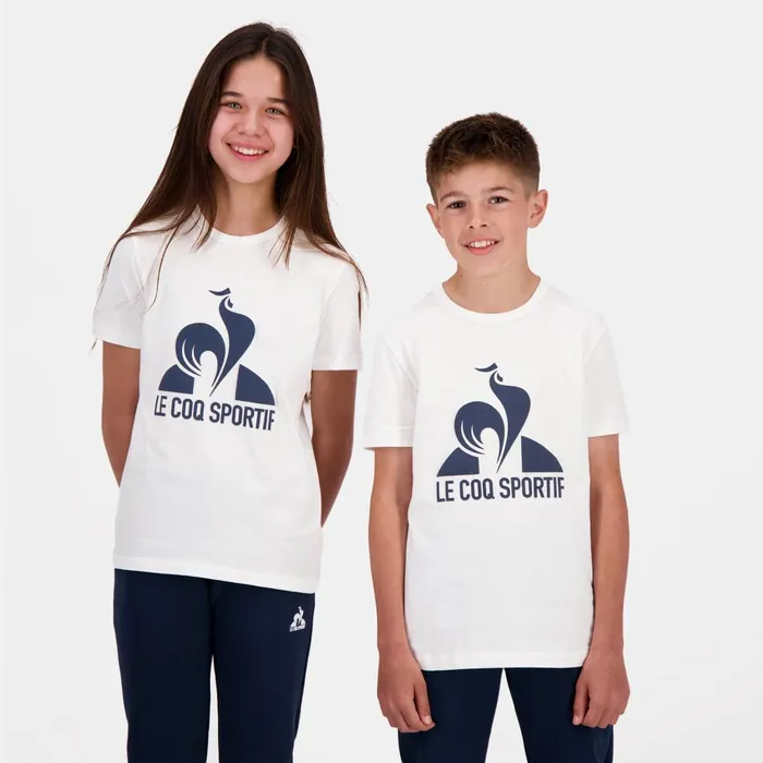 Kids Le Coq Sportif Tshirts Essentiels TShirt Kids New Optical White Kids Le Coq Sportif Tshirts Essentiels TShirt Kids New Optical White