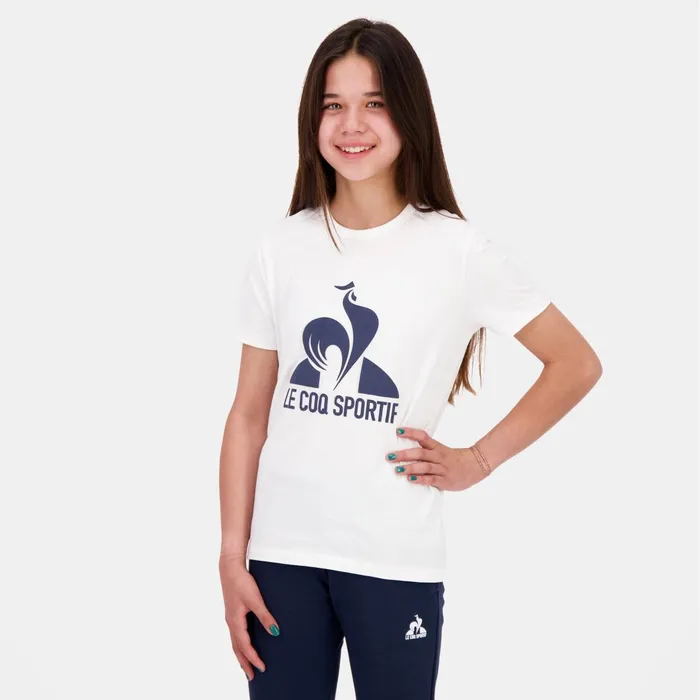 Kids Le Coq Sportif Tshirts Essentiels TShirt Kids New Optical White Kids Le Coq Sportif Tshirts Essentiels TShirt Kids New Optical White