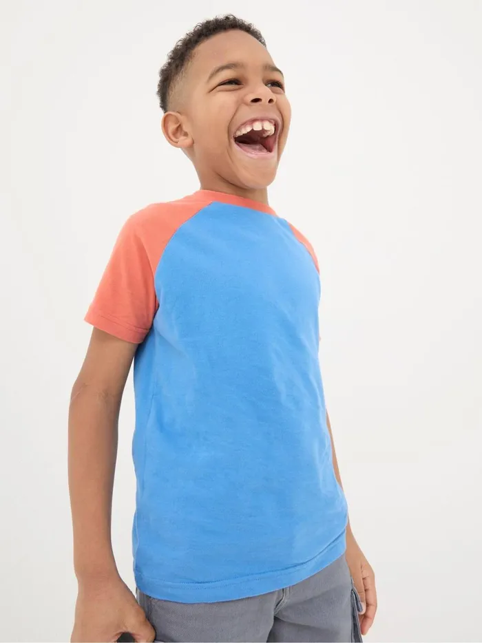 Kids TShirts and Polos Fat Face WhiteBlue 100 Cotton Short Sleeve TShirts 3 Pack
