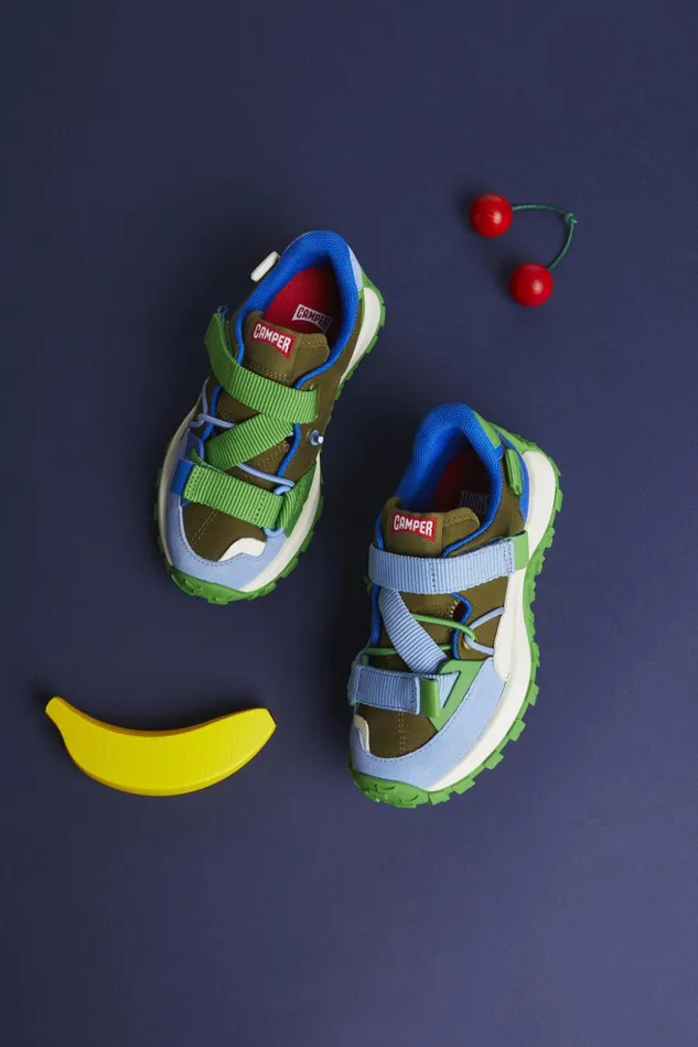 Kids Twins Multicolored TextileLeather Sneaker Camper Sneakers Kids Twins Multicolored TextileLeather Sneaker Camper Sneakers