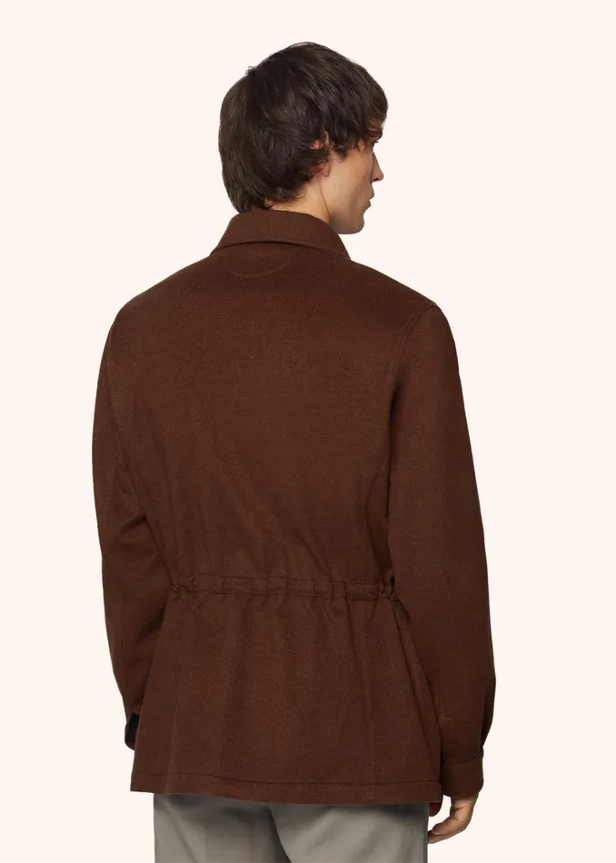 Kiton Outerwear BEAVER CASHMERE UTILITY JACKET 8211 Men Kiton Outerwear BEAVER CASHMERE UTILITY JACKET 8211 Men