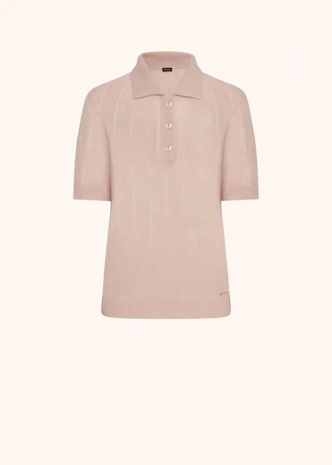 Kiton PoloTShirts CASHMERE AND SILK PERFORATED JUMPER 8211 Women