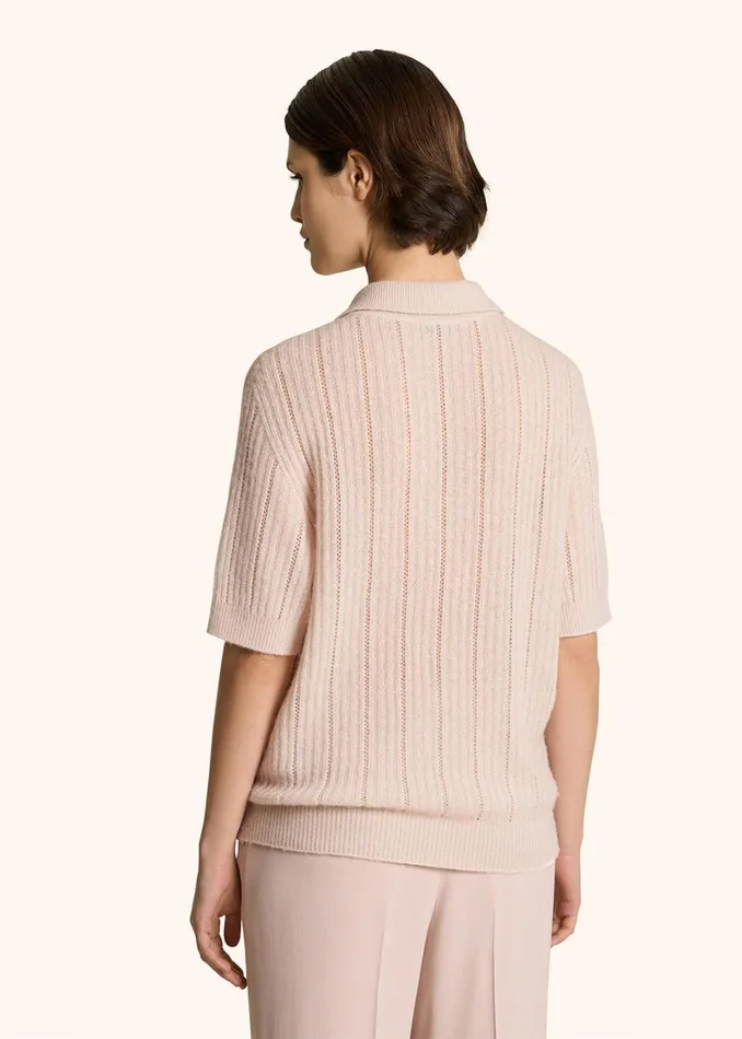 Kiton PoloTShirts CASHMERE AND SILK PERFORATED JUMPER 8211 Women