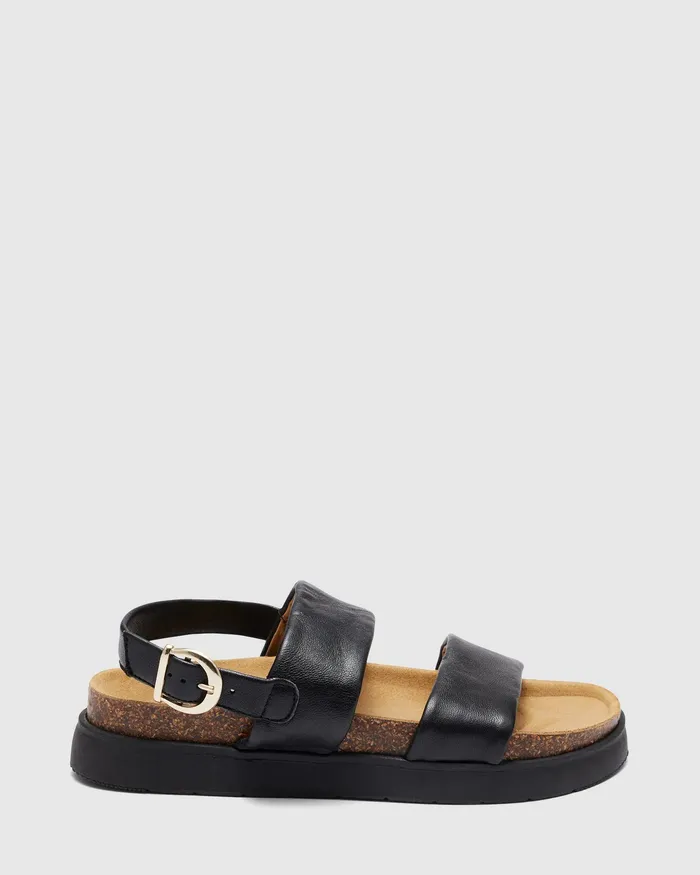 Leather Sandals VALORIS BLACK 8211 NOVO Shoes Women