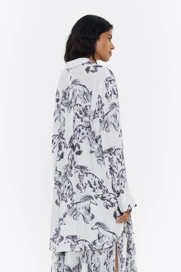 Long Gray Greyhound Shirt Galgo Big Grey Women Bimba Y Lola Shirts Long Gray Greyhound Shirt Galgo Big Grey Women Bimba Y Lola Shirts