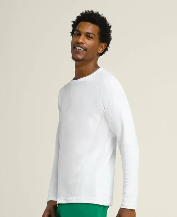 Long Sleeve Shirts Men Wilson Pro Seamless LongSleeve Bright White Long Sleeve Shirts Men Wilson Pro Seamless LongSleeve Bright White