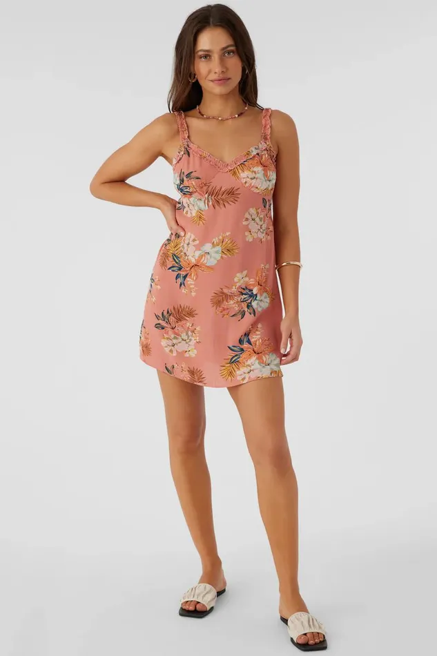 LUELLA PUNTA TROPICAL MINI DRESS Canyon Clay Women O039NEILL Clothing