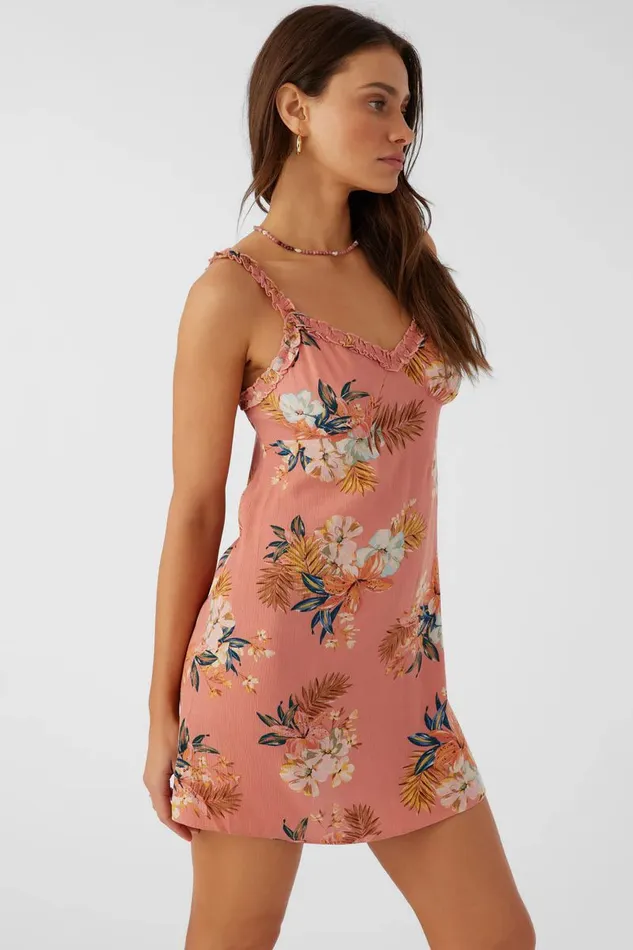 LUELLA PUNTA TROPICAL MINI DRESS Canyon Clay Women O039NEILL Clothing