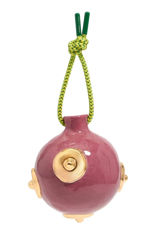 Magenta APAMP Ceramic Christmas Bauble Magenta Women Bimba Y Lola Christmas Decorations