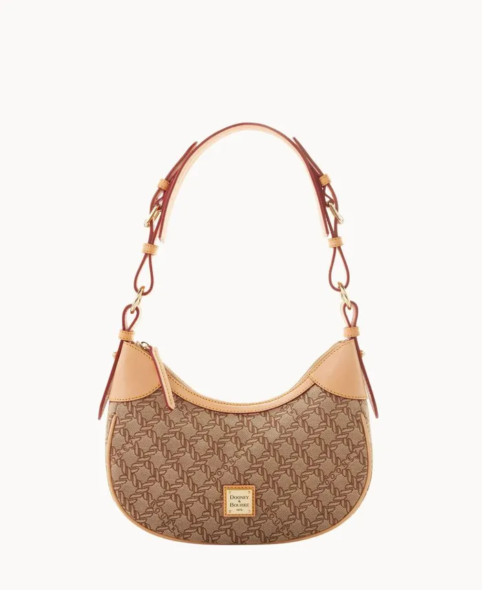 Maritime Small Hobo Brown Woman Dooney and Bourke Shoulder Bags