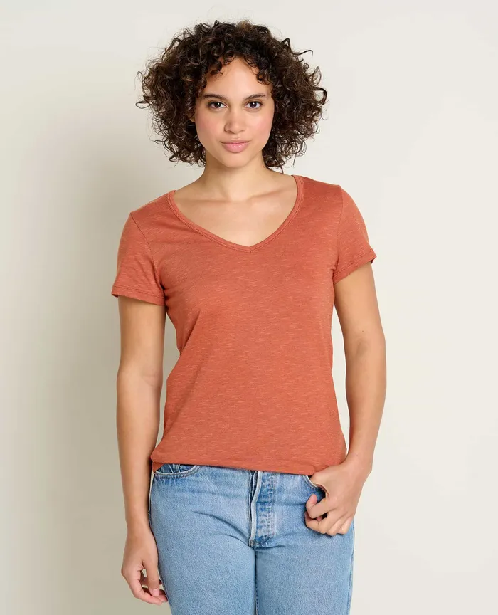 Marley II Short Sleeve Tee Auburn Women8217s Loungewear and Sleep ToadandCo