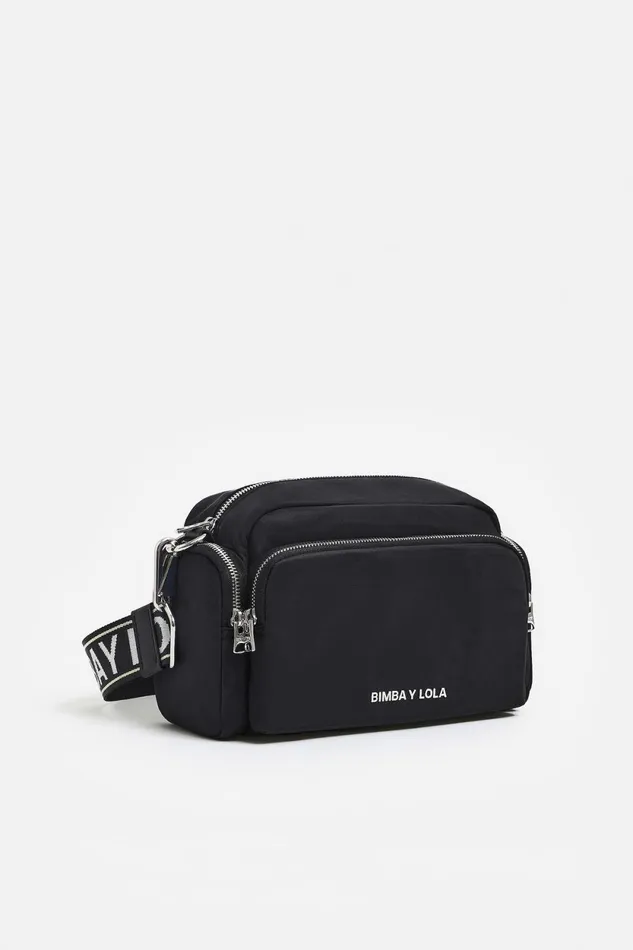 Medium Black Crossbody Bag Black Women Bimba Y Lola Crossbody Bags