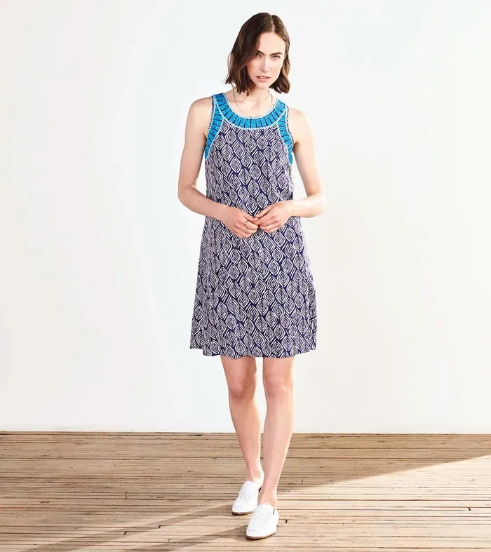 Meghan Dress 8211 Shoreline Ripples Hatley