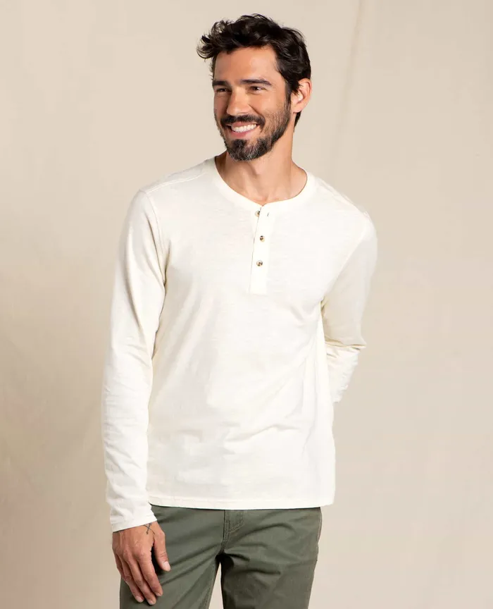 Men8217s ToadandCo Men8217s Primo Long Sleeve Henley Salt Shirts