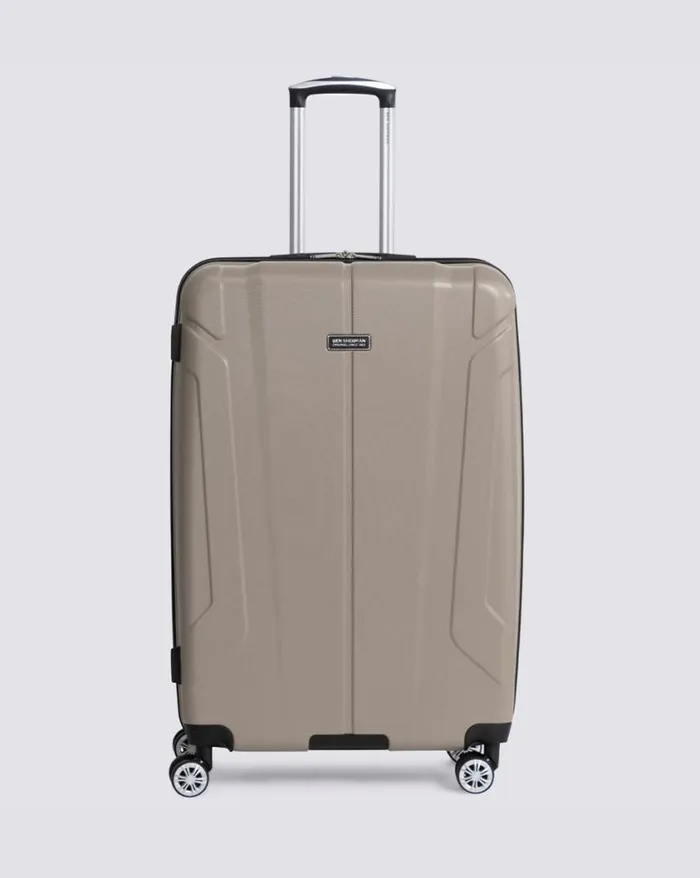 Men Ben Sherman Bags and Luggage Derby Hardside 3 Piece Luggage Set 8211 Champagne
