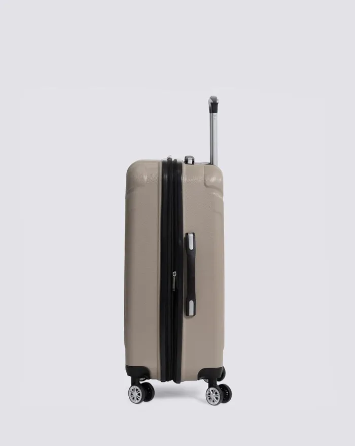 Men Ben Sherman Bags and Luggage Derby Hardside 3 Piece Luggage Set 8211 Champagne