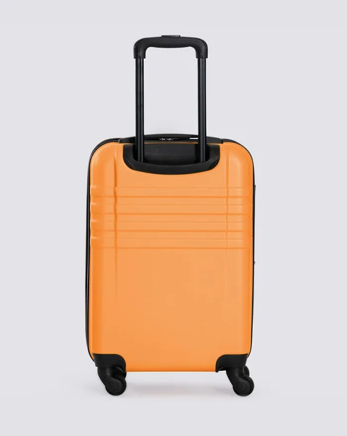 Men Ben Sherman Bags and Luggage Hereford Hardside Carry On Luggage 8211 Brilliant Orange