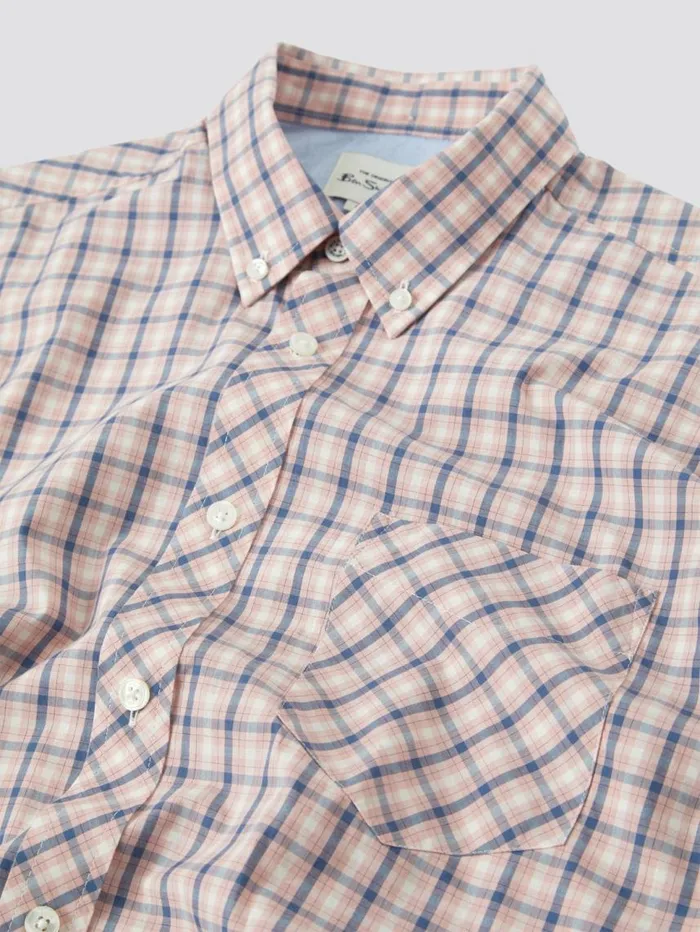 Men Ben Sherman Heritage Check Shirts Signature House Check Shirt 8211 Light Pink Men Ben Sherman Heritage Check Shirts Signature House Check Shirt 8211 Light Pink