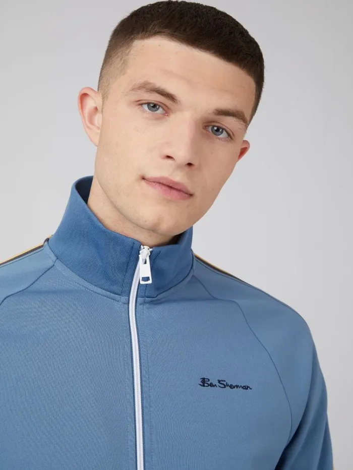 Men Ben Sherman Jackets and Outerwear Signature ZipThrough Track Jacket 8211 Blue Men Ben Sherman Jackets and Outerwear Signature ZipThrough Track Jacket 8211 Blue