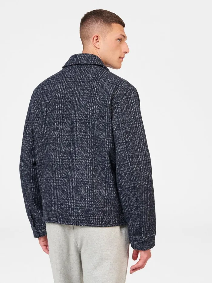 Men Ben Sherman Jackets and Outerwear Wool Blend Blouson Jacket 8211 Midnight Men Ben Sherman Jackets and Outerwear Wool Blend Blouson Jacket 8211 Midnight