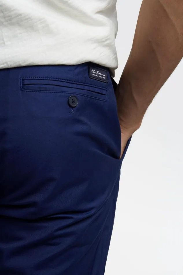 Men Ben Sherman Pants and Chinos Everyday Slim Fit Chino Pant 8211 Navy