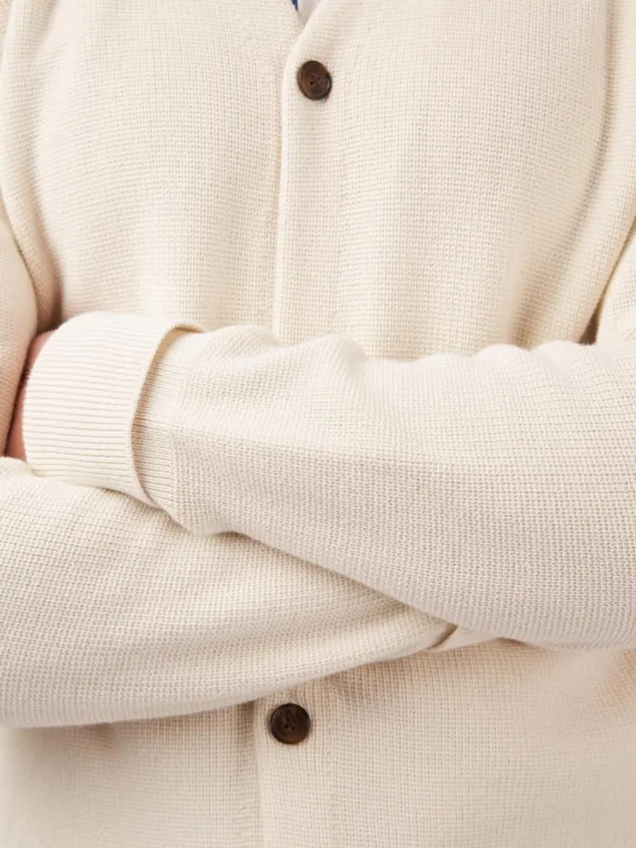 Men Ben Sherman Sweaters and Knits B By Chunky Knit Cardigan 8211 Ivory Men Ben Sherman Sweaters and Knits B By Chunky Knit Cardigan 8211 Ivory