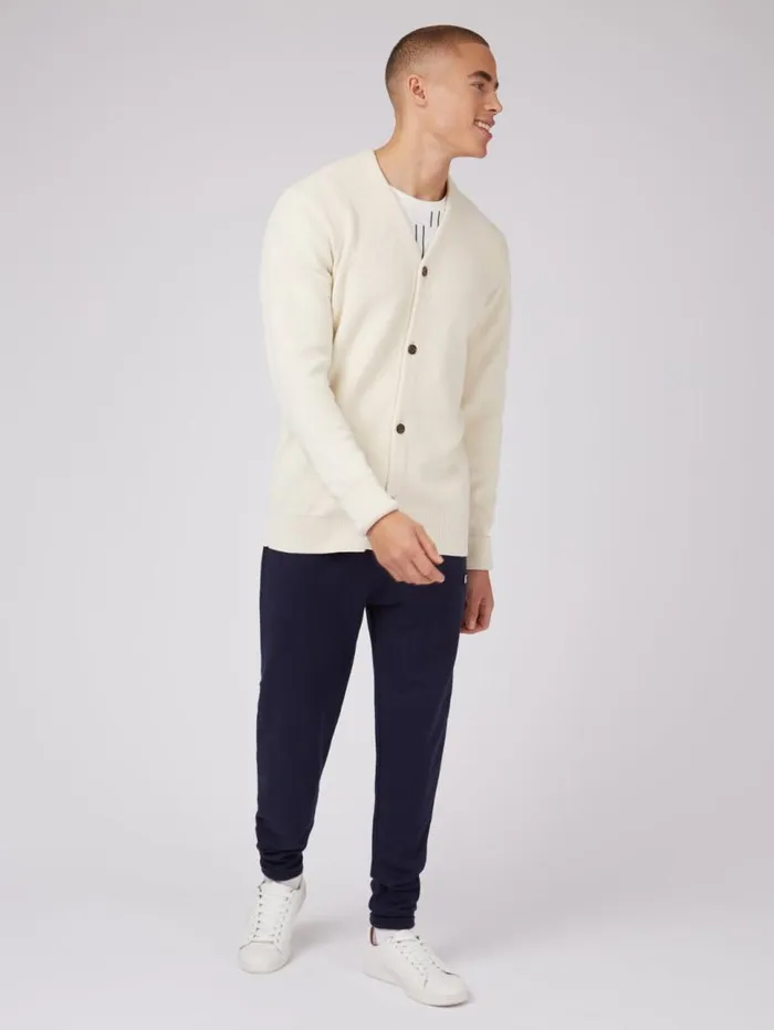 Men Ben Sherman Sweaters and Knits B By Chunky Knit Cardigan 8211 Ivory Men Ben Sherman Sweaters and Knits B By Chunky Knit Cardigan 8211 Ivory