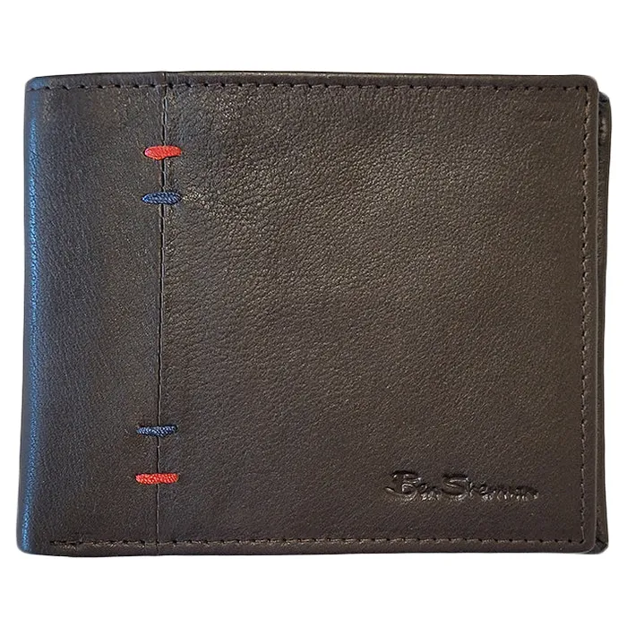 Men Ben Sherman Wallets and Card Holders Irvine Bill Fold Leather Wallet 8211 Brown Men Ben Sherman Wallets and Card Holders Irvine Bill Fold Leather Wallet 8211 Brown