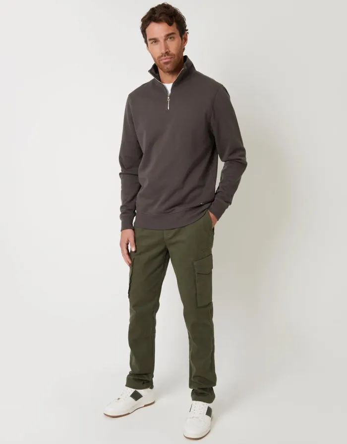 Men Black and Khaki Cargo Style Trousers 2 Pack Threadbare Cargo Men Black and Khaki Cargo Style Trousers 2 Pack Threadbare Cargo
