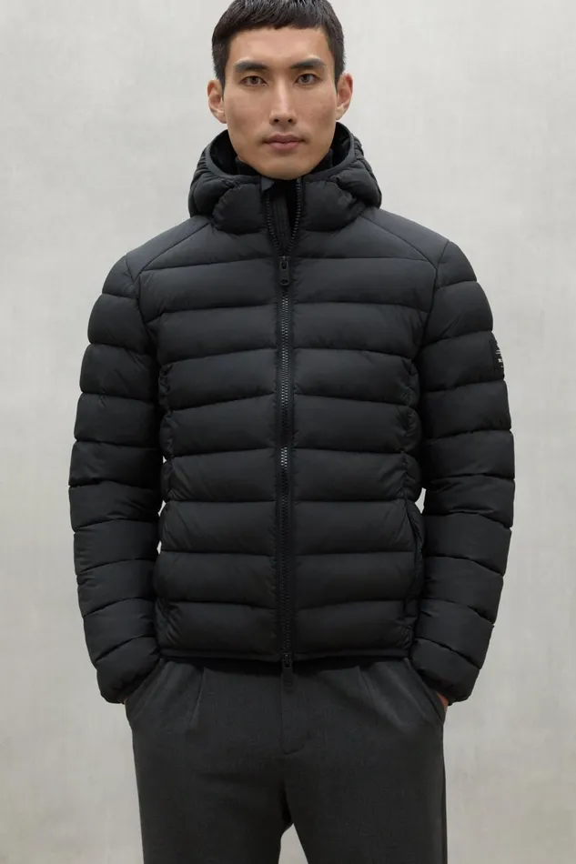 Men Black Asp Jacket Ecoalf Coats And Jackets