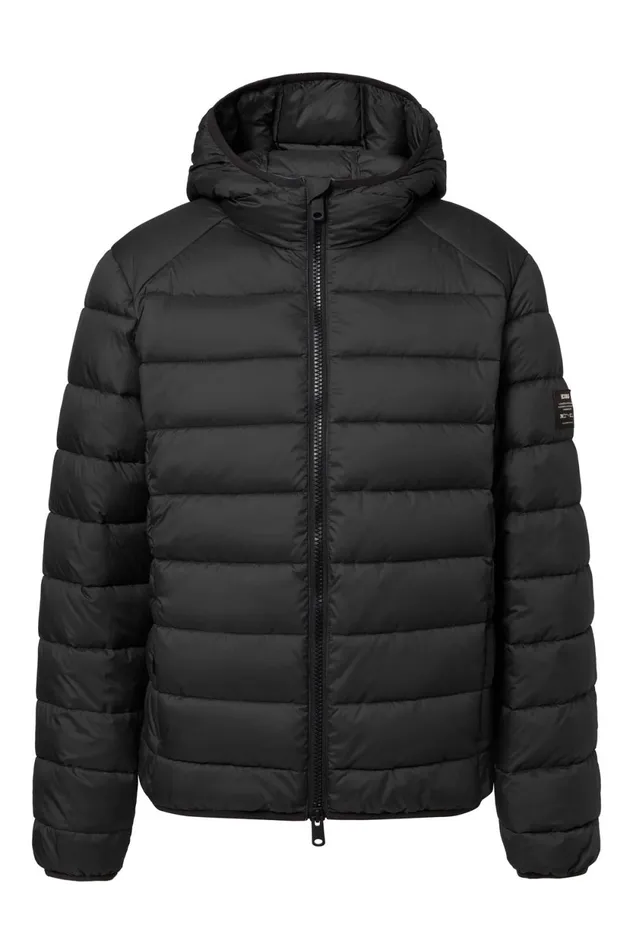 Men Black Asp Jacket Ecoalf Coats And Jackets