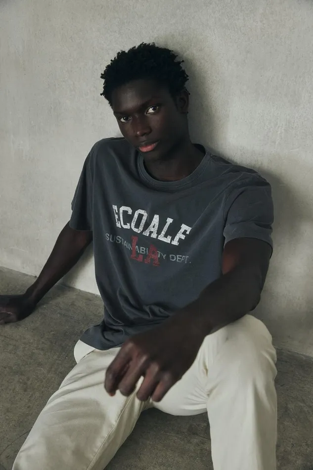 Men Blue Venice TShirt Ecoalf TShirts