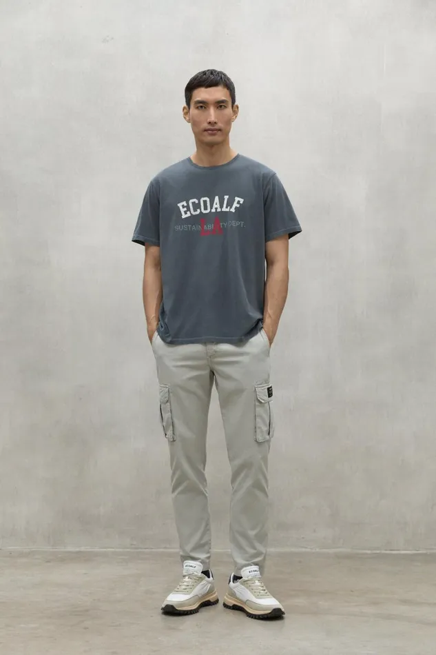 Men Blue Venice TShirt Ecoalf TShirts