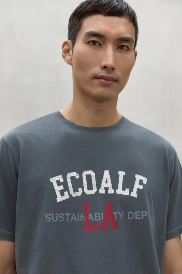 Men Blue Venice TShirt Ecoalf TShirts