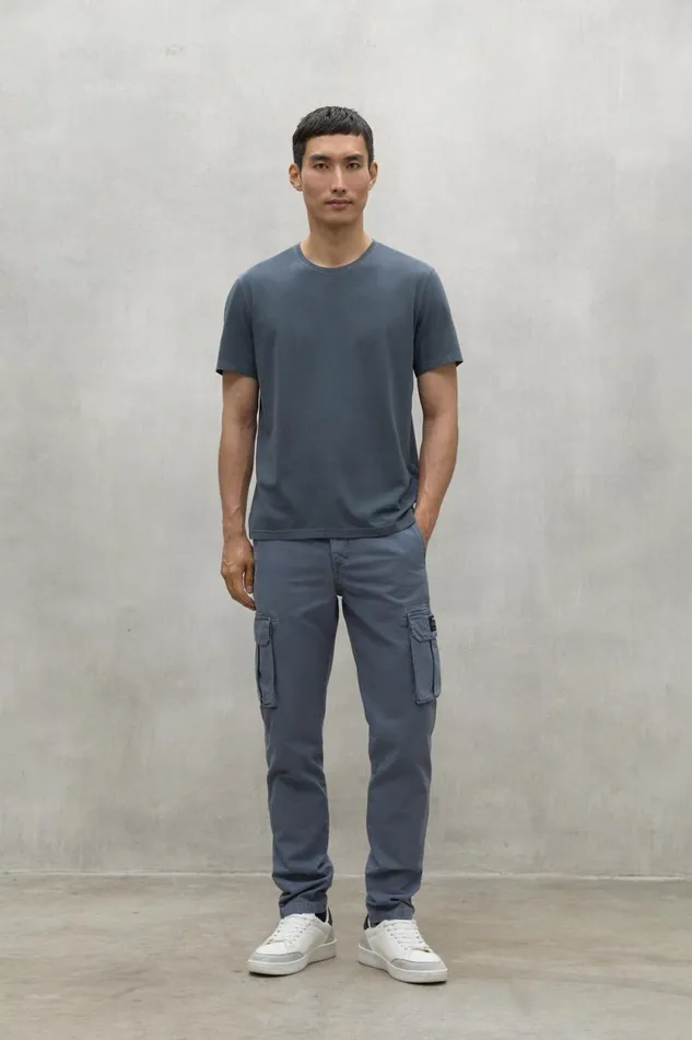 Men Blue Vent TShirt Ecoalf TShirts