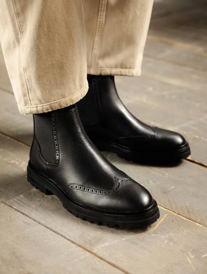Men Boots Bobbies Brent Caviar