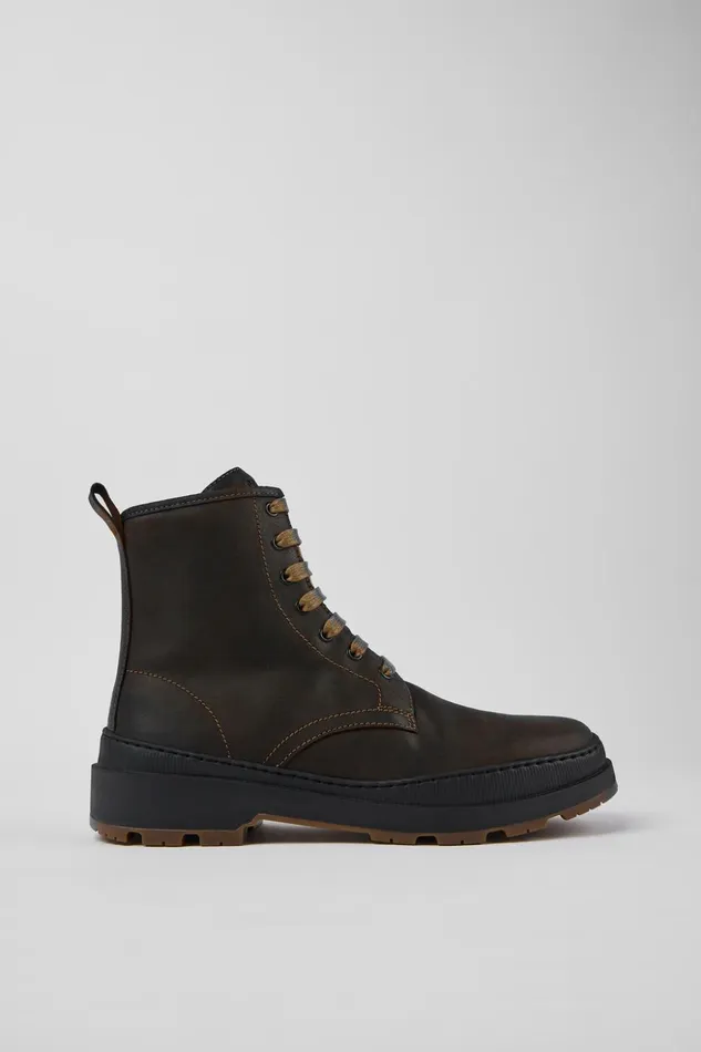 Men Brutus Trek MICHELIN Brown Nubuck Medium Boots Camper Ankle Boots Men Brutus Trek MICHELIN Brown Nubuck Medium Boots Camper Ankle Boots
