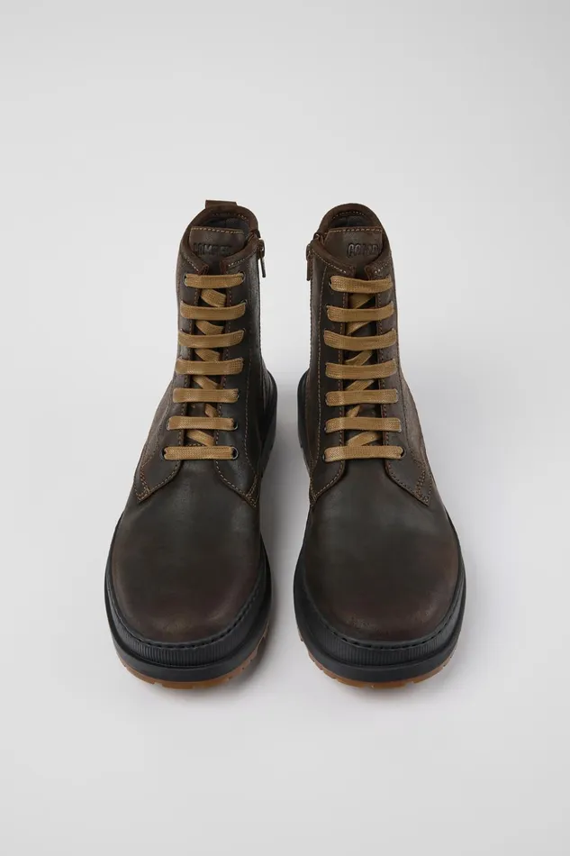Men Brutus Trek MICHELIN Brown Nubuck Medium Boots Camper Ankle Boots Men Brutus Trek MICHELIN Brown Nubuck Medium Boots Camper Ankle Boots