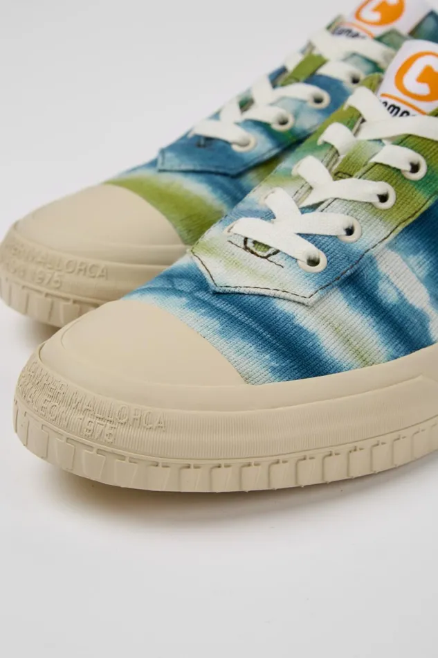 Men Camper X EFI Multicolored Organic Cotton Sneakers Camper Sneakers