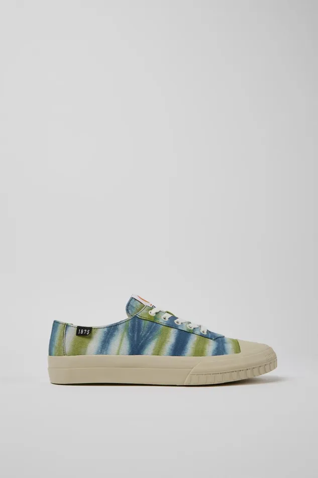 Men Camper X EFI Multicolored Organic Cotton Sneakers Camper Sneakers Men Camper X EFI Multicolored Organic Cotton Sneakers Camper Sneakers