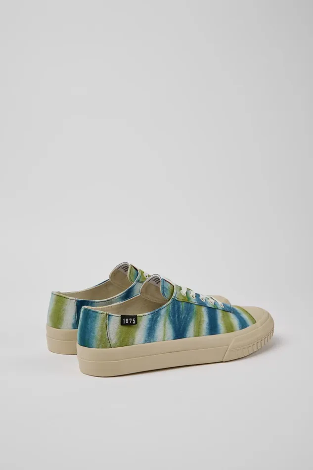 Men Camper X EFI Multicolored Organic Cotton Sneakers Camper Sneakers Men Camper X EFI Multicolored Organic Cotton Sneakers Camper Sneakers