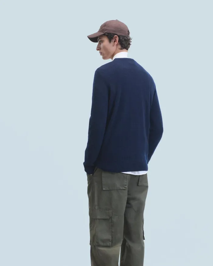 Men Cashmere Sweaters From Future Basic Crew Neck Sweater Utopic Orange