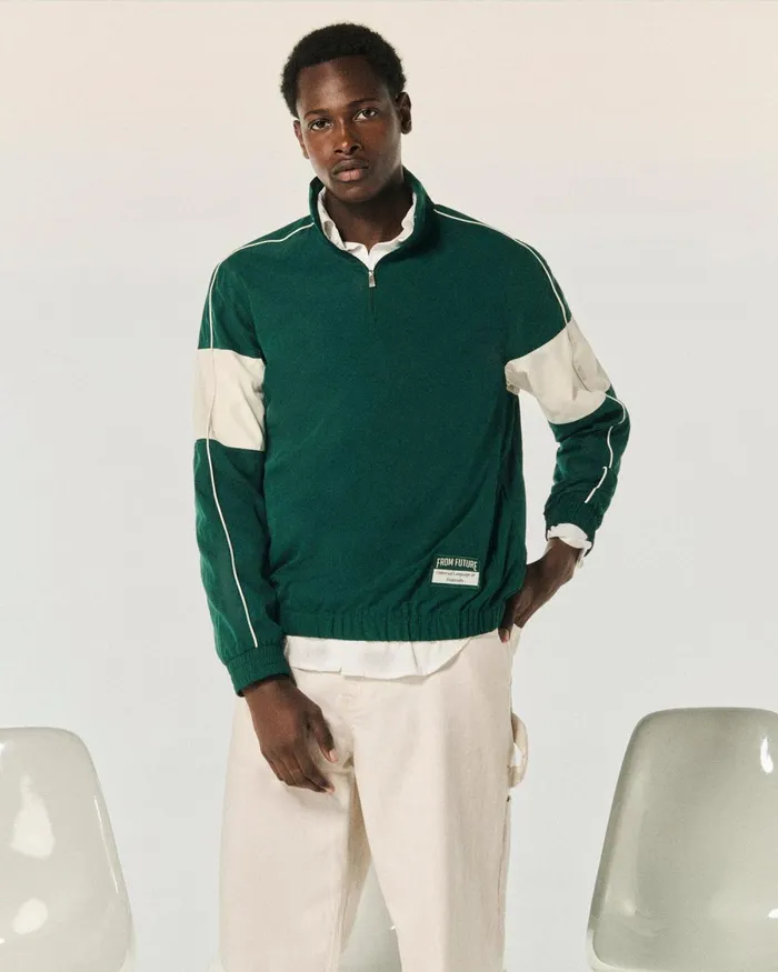 Men Coats and Jackets From Future Outerwear Jacket Soccer Green