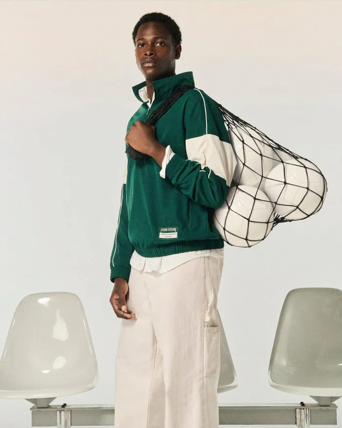 Men Coats and Jackets From Future Outerwear Jacket Soccer Green