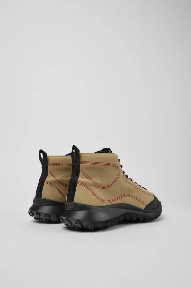 Men CRCLR GORETEX Beige Nubuck And Textile Ankle Boots Camper Ankle Boots Men CRCLR GORETEX Beige Nubuck And Textile Ankle Boots Camper Ankle Boots
