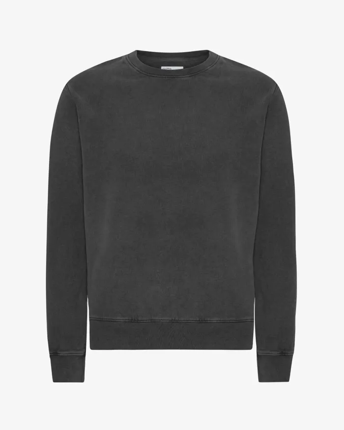 Men Crewneck Sweatshirts Colorful Standard Classic Organic Crew Faded Black