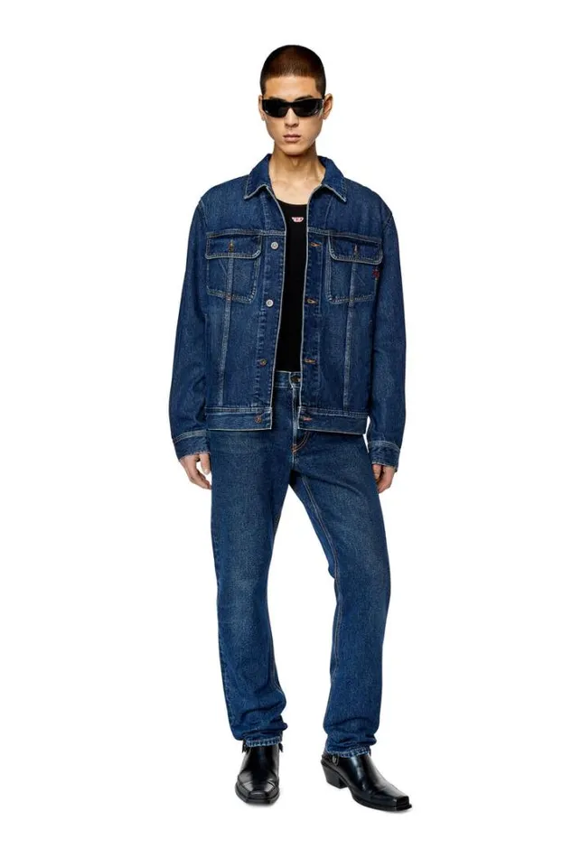 Men DBarcy Dark Blue Diesel Outerwear And Jackets