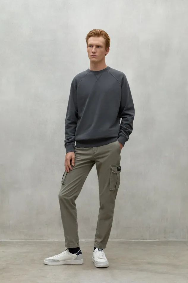 Men Dark Grey Berja Sweatshirt Ecoalf Sweatshirts