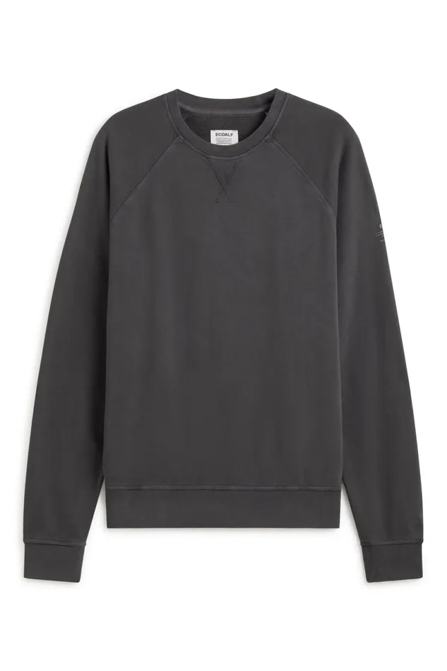 Men Dark Grey Berja Sweatshirt Ecoalf Sweatshirts