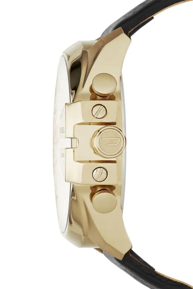 Men Dz4344 Mega Chief Black Diesel Watches